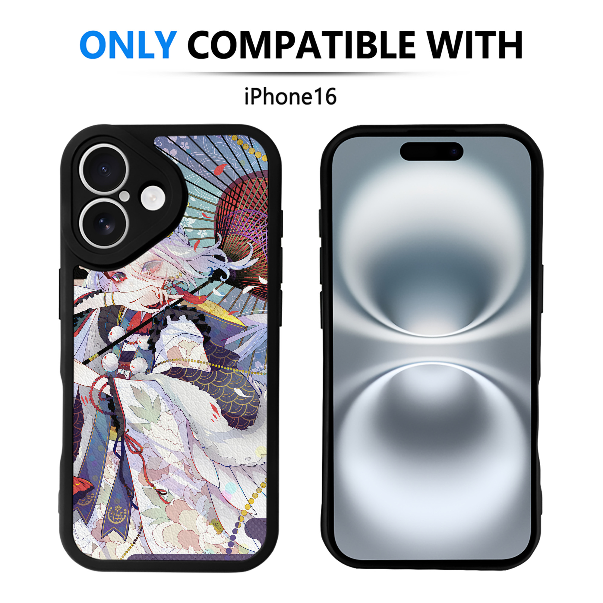 （画像用） 刀剣乱舞 Touken Ranbu 【iPhone 16シリーズ対応】シリコンスマホケース（レザー調） 材質：シリコン